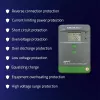Regolatore di carica solare MPPT QOLTEC 40A 12V/24V con display LCD