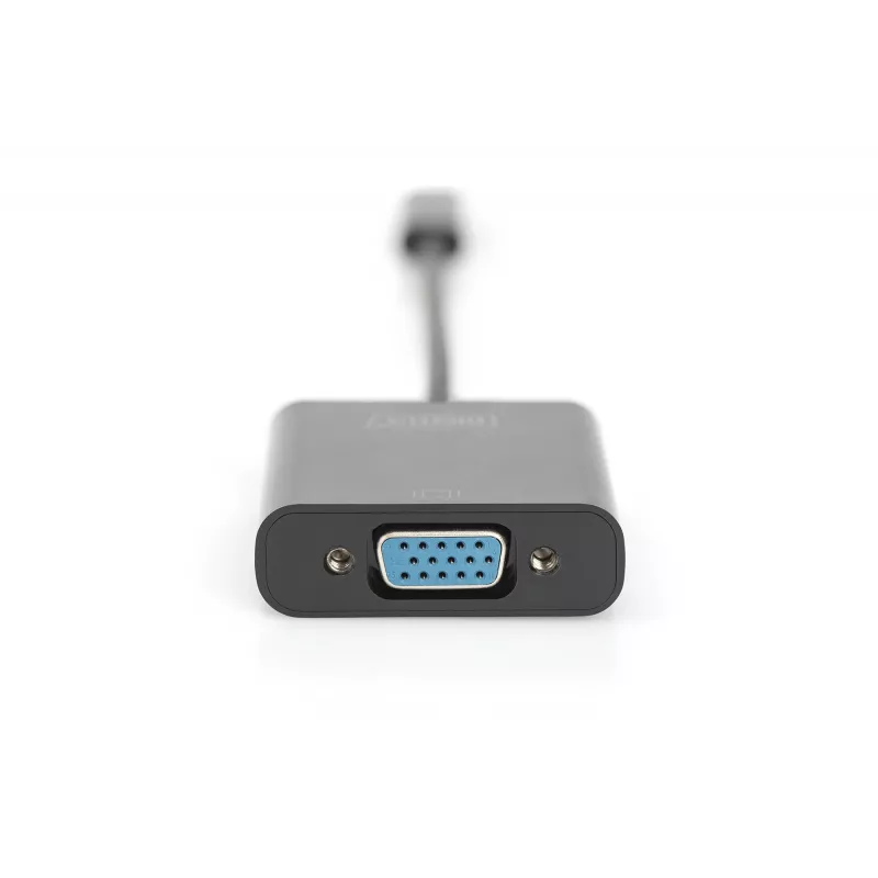 DIGITUS DA-70853 adattatore USB-C a VGA, Full HD 1080p, nero