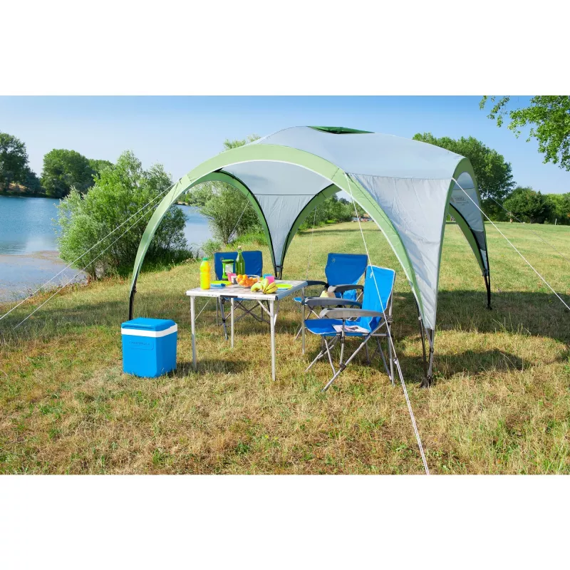 Gazebo Event Shelter Pro M 3 x 3m grigio chiaro verde