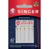 Ago per macchina da cucire SINGER 80/12 (modello 250054303) per maglina, punta a sfera