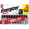 Batterie Energizer Max AA LR6 10 pz. Eco
