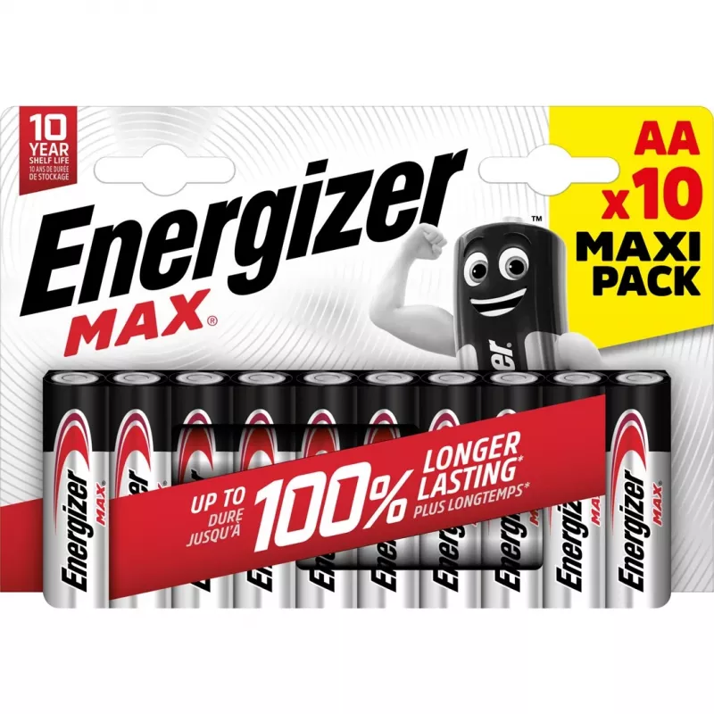 Batterie Energizer Max AA LR6 10 pz. Eco