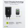 Caricabatterie rapido doppio Goobay USB-C PD GaN 30 W nero (75335)