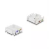 Delock 90802 Modulo Keystone da RJ45 a LSA Cat.6 UTP, senza attrezzi, nero/bianco