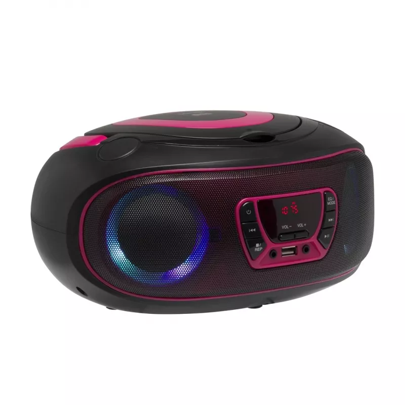 Denver TCL-212BT PINK lettore CD portatile nero, rosa