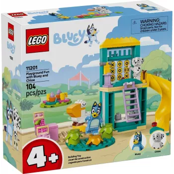 Set LEGO Bricks 11201 Divertimento al parco giochi con Blue e Chloe – minifigure, scena di gioco
