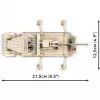 Mattoncini Cobi Sd.Kfz. 9/1 Famo — modello Seconda Guerra Mondiale, 498 pezzi, multicolore