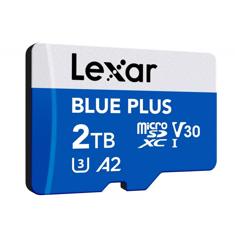Scheda di memoria MicroSDXC Lexar BLUE PLUS 2 TB UHS‑I, 170 MB/s, U3 V30, impermeabile