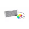 Dissipatore liquido AIO Montech Hyper Flow ARGB 240 mm bianco — radiatore 240 mm, illuminazione ARGB, versione bianca
