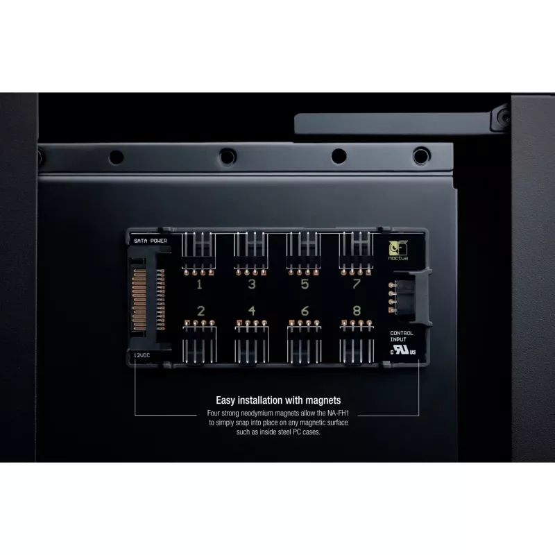 Controllo ventole Noctua NA-FH1 4-Pin nero 24W 5-12V