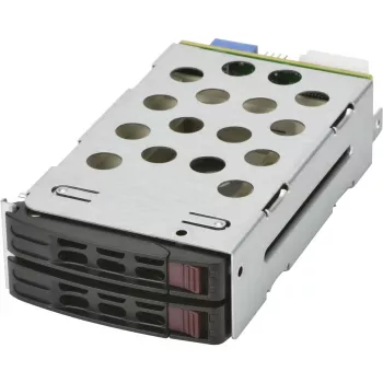 Piastra di supporto Supermicro MCP-220-82616-0N mascherina per vano unità 2x 5,25 pollici nero metallizzato