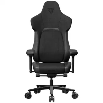Sedia da gaming universale Thunder X3 CORE Loft — seduta e schienale imbottiti, altezza 134–144 cm, larghezza seduta 55 cm, nero