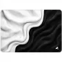 Sharkoon SKILLER SGP35 D1 Tappetino per mouse gaming, taglia M, nero/bianco