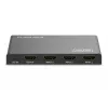Switch HDMI Digitus 4K 3x1 metallo nero 18 Gbit/s