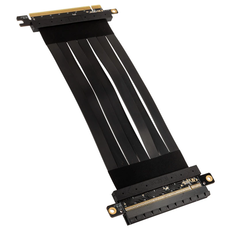 Akasa Riser Black X2 Mark IV Premium cavo riser PCIe 4.0 x16, 20 cm, AK-CBPE03-20B