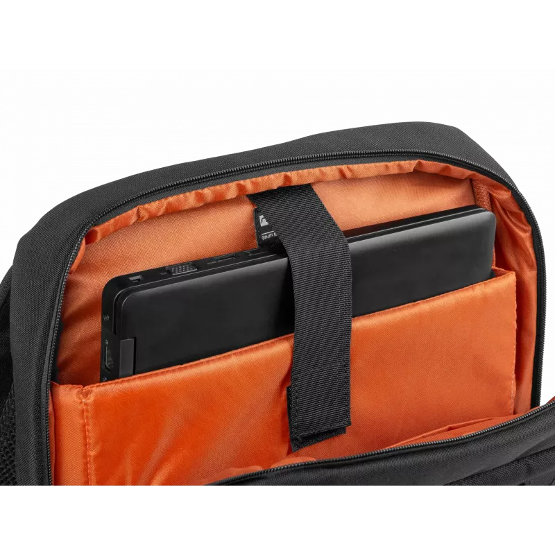 NATEC Niala Ginger Orange 39,6 cm (15,6) zaino nero