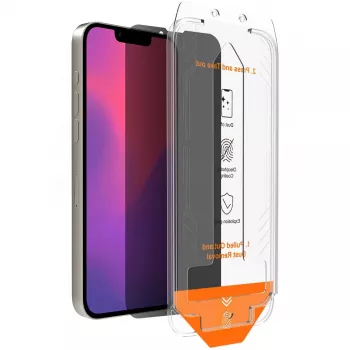 Pellicola protettiva 4smarts Second Glass Privacy per Apple iPhone 13 13 Pro 14 16e vetro temperato