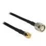 Cavo coassiale DeLOCK 89510 RG-58 C/U 2,5 m TNC SMA nero