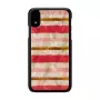 Custodia per smartphone iKins per iPhone XR — design short cake, nero