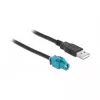 Cavo HSD Z femmina su USB 2.0 Type-A maschio 1 m DeLOCK
