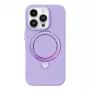 Custodia per telefono Joyroom PN-15L4 Dancing Circle per iPhone 15 Pro Max, viola, custodia protettiva leggera