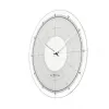 NeXtime orologio 8125 Fancy Round, Ø43 cm, da parete, bianco/argento