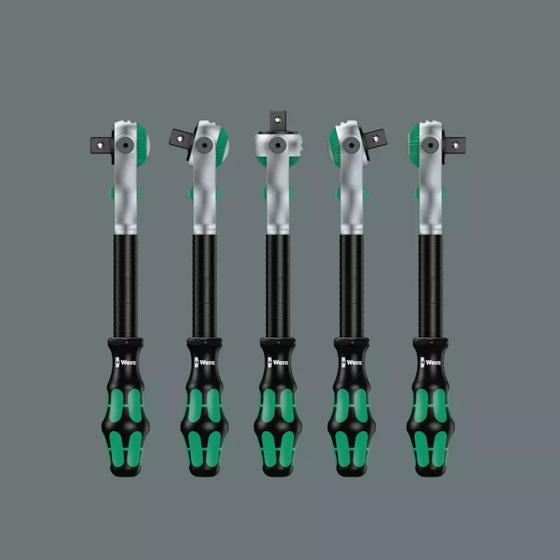 Set di chiavi a bussola Wera 05003645001 37 pz. nero verde