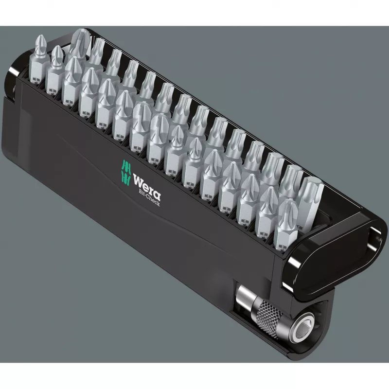 Wera set di punte Bit-Check 30 Bits Natale 2025 — assortimento compatto di 30 punte