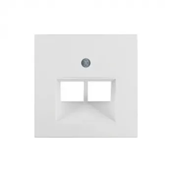 Placca a parete / copriinterruttore Berker 14098989 — termoplastica bianca, cornice singola