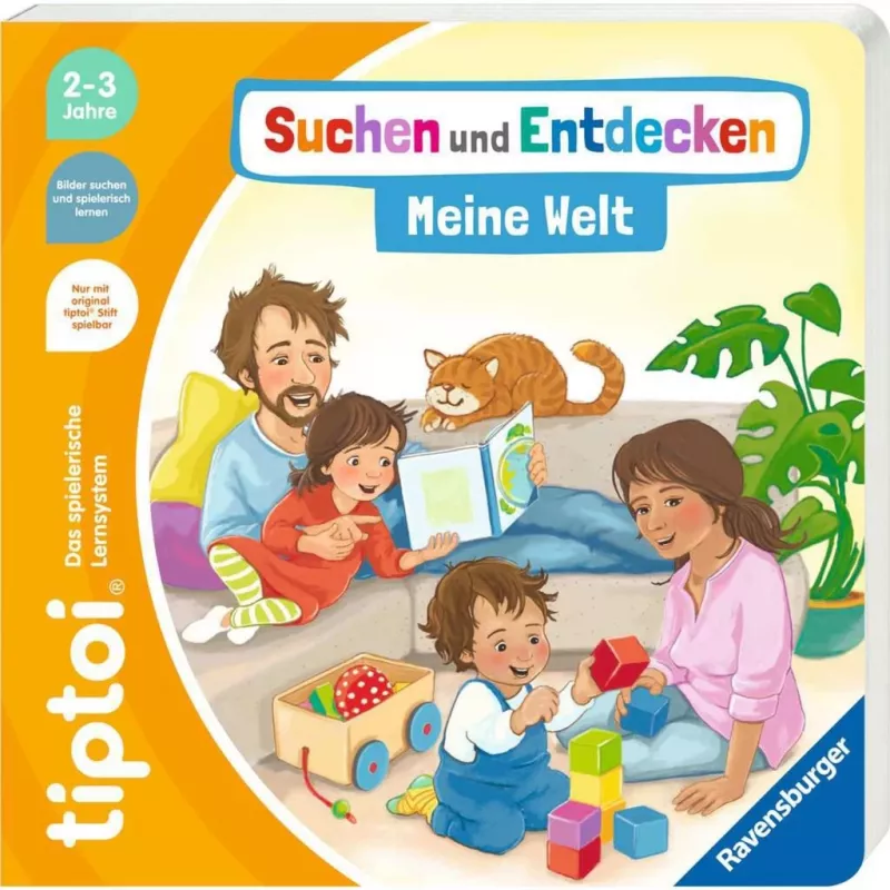 tiptoi starter set: Suchen und Entdecken - Meine Welt, libro didattico, penna e libro illustrato
