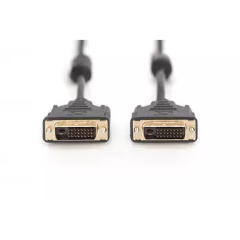 Cavo monitor ASSMANN DVI 2 m Dual Link M/M 2 nuclei in ferrite cavo di collegamento K8 bulk 24+1 (AK-320101-020-S)