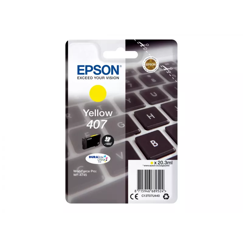 Cartuccia d'inchiostro Epson WF-4745 1 pezzo originale High (XL) Yield giallo