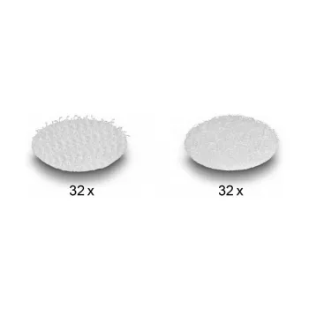 Pad di montaggio DeLOCK 19089 punti velcro rotondi 64 pz bianco