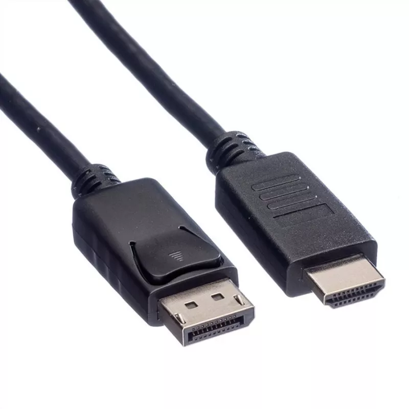 ROLINE - cavo adattatore - DisplayPort maschio a HDMI maschio - 4,5 m - schermato - nero (11.04.5783)