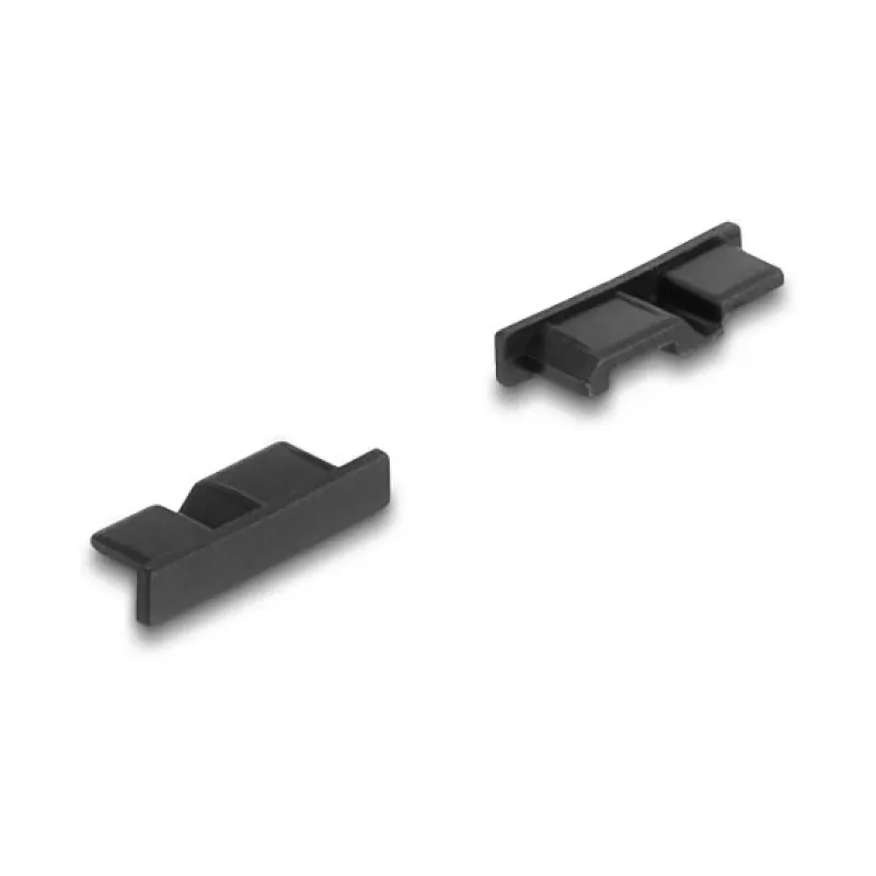 Cappuccio di protezione per connettori DeLOCK 64243 USB Micro-B nero 10 pezzi