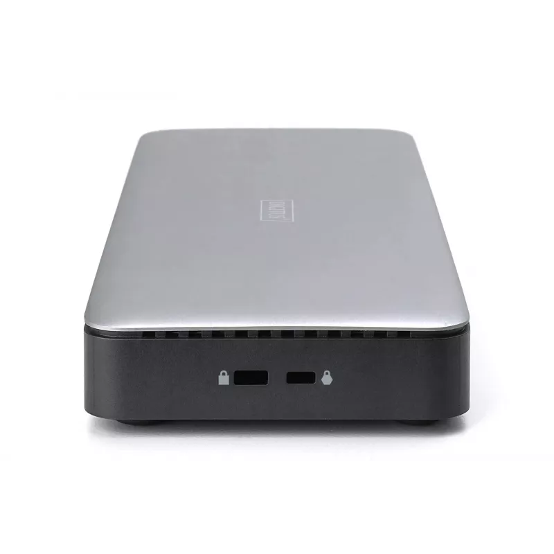 Digitus DA-70918 docking station USB-C, 13 porte, 3x HDMI, 2x DP, 4x USB-A, 1x USB-C, RJ-45 1GbE, SD, audio, 150 W