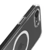 Custodia trasparente MagSafe Crong per iPhone 16e – cover protettiva trasparente, compatibile MagSafe