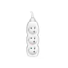 Tracer PowerCord prolunga, 3 prese, 3 m, bianco