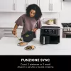 Ninja AF400EU friggitrice ad aria doppia 9,5 L stand-alone 2470 W friggitrice ad aria nera