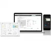 Bresser 7002580 Weather Center 5-in-1 stazione meteo digitale Wi-Fi con sensore professionale, display da 5,7″, alimentazione di rete, nera
