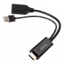 Cavo adattatore HDMI su DisplayPort Akasa AK-CBHD24-25BK
