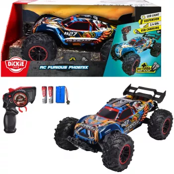 Auto RC off-road elettrica Simba-Dickie Furious Phoenix scala 1:10