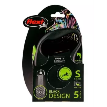 FLEXI Black Design S - guinzaglio retrattile - 5 m