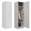 Armadio Top e Shop SD-50 BI con 5 ripiani, 1 porta, telaio bianco