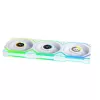 Ventola Lian Li UNI FAN SL Wireless LCD 120 12 cm bianco 3 pezzi