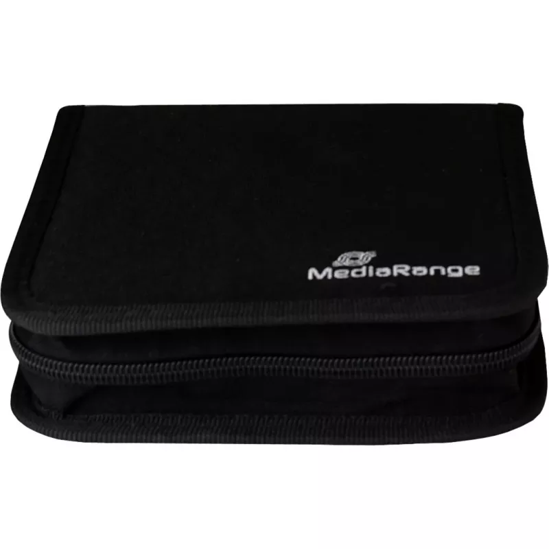 MediaRange BOX50 portadischi per 24 CD/DVD, nero