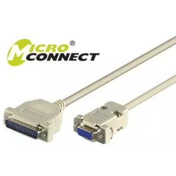 Cavo seriale Microconnect IBM029 grigio 3 m DB-9 DB-25