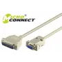 Cavo seriale Microconnect IBM029 grigio 3 m DB-9 DB-25