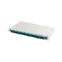 Patch panel A-LAN DN-96422/3 24x SC duplex OM3 grigio