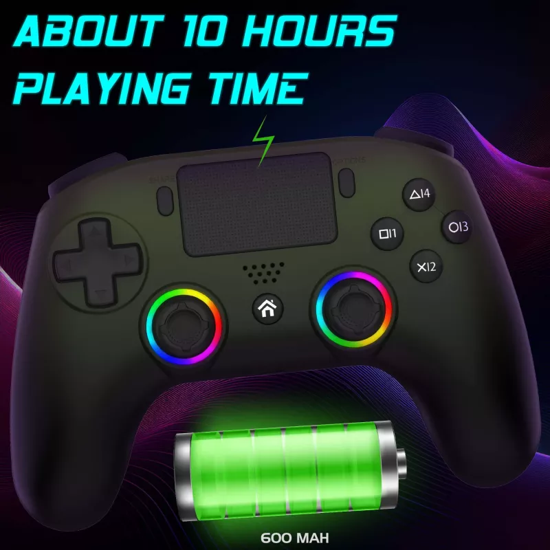 Subsonic controller wireless LED verde per PS5